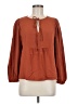 Universal Thread 100% Rayon Orange 3/4 Sleeve Blouse Size M - photo 1