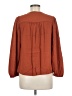 Universal Thread 100% Rayon Orange 3/4 Sleeve Blouse Size M - photo 2