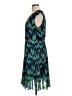 Halogen 100% Polyester Chevron-herringbone Teal Casual Dress Size 14 (petite) - photo 5