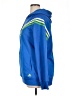 Adidas 100% Polyester Blue Zip Up Hoodie Size XL - photo 5