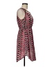 Bloom 100% Polyester Print Pink Cocktail Dress Size M - photo 4