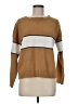 Roolee Color Block Brown Pullover Sweater Size M - photo 1