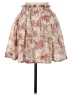 Mable 100% Polyester Floral Pink Casual Skirt Size M - photo 2