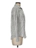 Express Houndstooth Gray Long Sleeve Button-Down Shirt Size M - photo 4