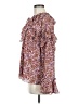 J.Crew 100% Polyester Brown 3/4 Sleeve Blouse Size M - photo 5