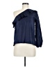 J.Crew 100% Silk Blue 3/4 Sleeve Silk Top Size 6 - photo 1