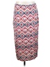 Matty M Print Red Casual Skirt Size L - photo 1