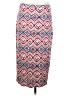 Matty M Print Red Casual Skirt Size L - photo 2