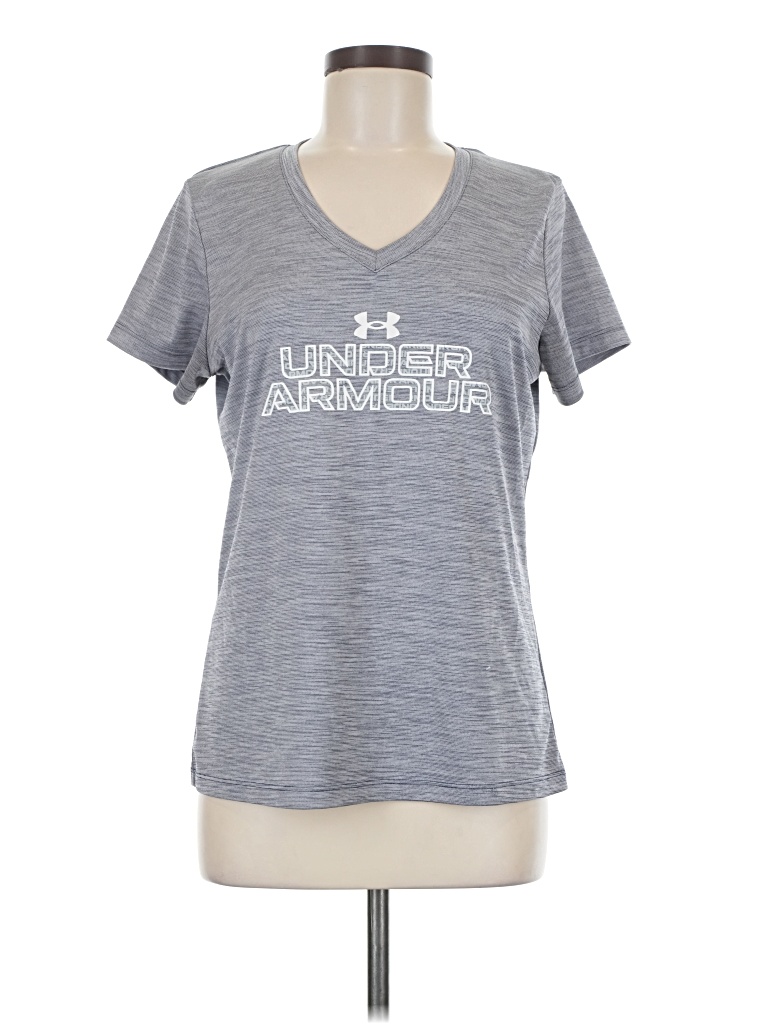 Pre-owned Under Armour Active T-shirt In Gray