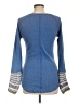 Free People Blue Long Sleeve Top Size L - photo 2