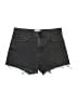 FRAME Denim Hearts Black Denim Shorts Size 28 waist - photo 1