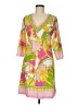 Barbara Gerwit Print Pink Casual Dress Size M - photo 1