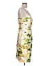 JS Collections 100% Polyester Print Yellow Cocktail Dress Size 10 - photo 4