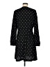 Ann Taylor LOFT 100% Polyester Stars Black Casual Dress Size 8 - photo 2