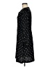 Ann Taylor LOFT 100% Polyester Stars Black Casual Dress Size 8 - photo 5