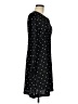 Ann Taylor LOFT 100% Polyester Stars Black Casual Dress Size 8 - photo 4