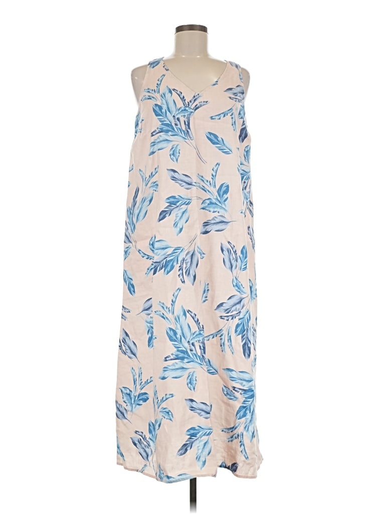 Pre-owned Jjill Casual Dress In Tan