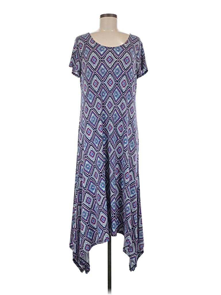 Pre-owned Chico's Casual Dress In Blue