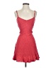 Express 100% Rayon Hearts Red Cocktail Dress Size XS - photo 1