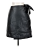 MNG Black Faux Leather Skirt Size XS - photo 1