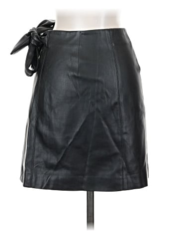 MNG Faux Leather Skirt (view 2)