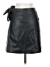 MNG Black Faux Leather Skirt Size XS - photo 2