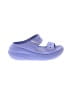 Crocs Purple Sandals Size 8 - photo 1