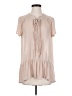 Ro & De 100% Polyester Tan Short Sleeve Blouse Size S - photo 1