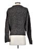 Massimo Dutti Metallic Gray Pullover Sweater Size S - photo 2