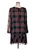 Draper James 100% Polyester Plaid Black Casual Dress Size XL - photo 1