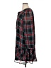 Draper James 100% Polyester Plaid Black Casual Dress Size XL - photo 5