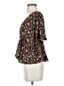 Zara Basic Brown Short Sleeve Blouse Size S - photo 5