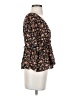 Zara Basic Brown Short Sleeve Blouse Size S - photo 4