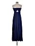 Mossimo Stripes Blue Casual Dress Size M - photo 2