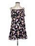 Xhilaration 100% Polyester Floral Black Casual Dress Size XS - photo 1