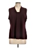 Chico's Burgundy Sleeveless Blouse Size Lg (2) - photo 1