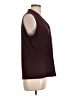 Chico's Burgundy Sleeveless Blouse Size Lg (2) - photo 4