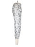 J.Crew Factory Store 100% Polyester Animal Print Silver Active Pants Size 00 - photo 4