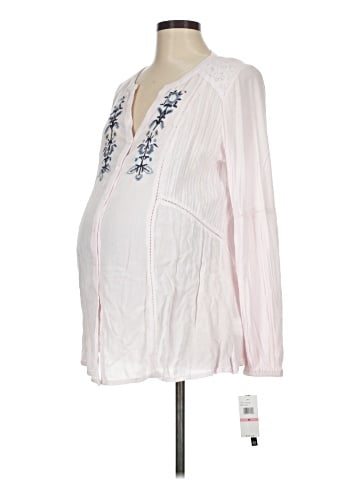 Flutter & Kick Long Sleeve Blouse (view 1)