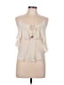 Hem & Thread Ivory Sleeveless Blouse Size M - photo 1
