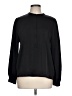 CeCe 100% Polyester Black Long Sleeve Blouse Size L - photo 1