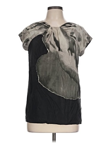 Robert Rodriguez Short Sleeve Silk Top (view 1)