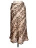 Aqua 100% Polyester Animal Print Tan Formal Skirt Size L - photo 2