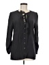 Odille 100% Silk Black Blouse Size 8 - photo 1
