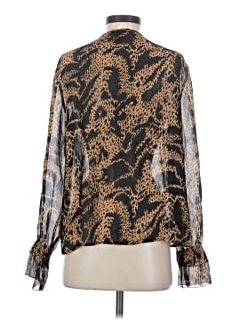 Paige Long Sleeve Silk Top (view 2)