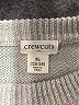 Crewcuts Outlet 100% Cotton Print Gray Pullover Sweater Size 12 - 14 - photo 3