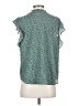 Liz Claiborne Print Green Teal Sleeveless Blouse Size S - photo 2