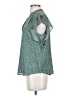 Liz Claiborne Print Green Teal Sleeveless Blouse Size S - photo 5