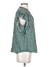 Liz Claiborne Print Green Teal Sleeveless Blouse Size S - photo 4