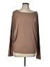 MIHOLL Brown Long Sleeve Top Size L - photo 1